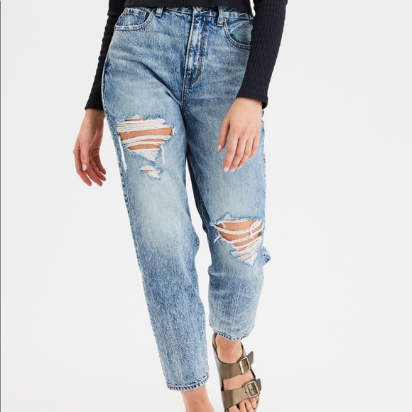 American Eagle Outfitters Denim - AMERICAN EAGLE mom jeans